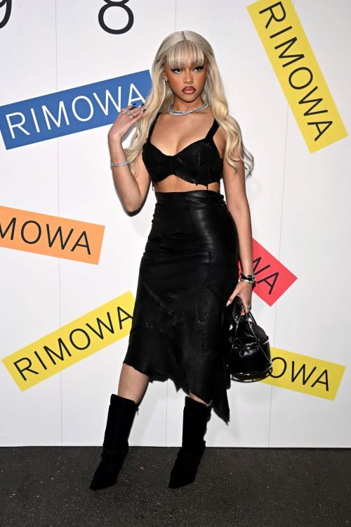 Jodie Woods at RIMOWA Seit 1898 125th Anniversary Exhibition 09/07/2023