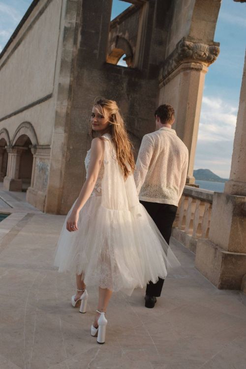 Joey King and Steven Piet Mallorca Wedding via Vogue 09/02/2023 11