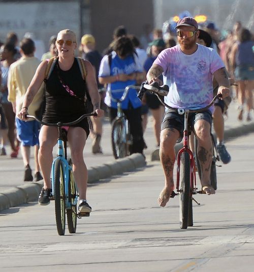 Kesha on a Bike Ride with a Friend in LA 09/05/2023 1