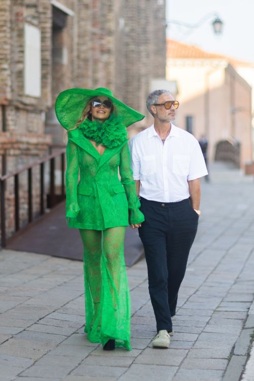 Rita Ora and Taika Waititi Out in Venice 09/07/2023 4