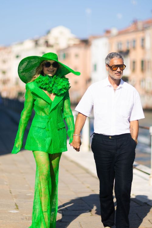 Rita Ora and Taika Waititi Out in Venice 09/07/2023 6