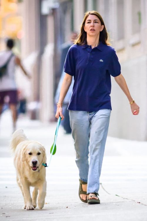 Sofia Coppola Out with Her Dog in New York 09/08/2023 1