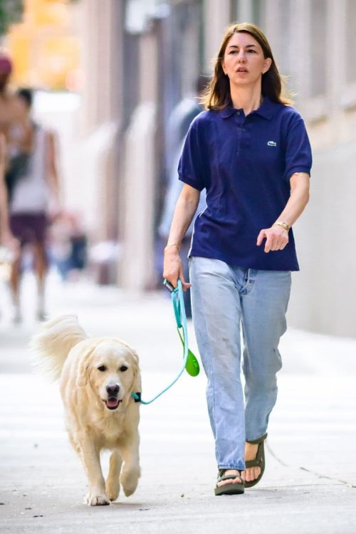 Sofia Coppola Out with Her Dog in New York 09/08/2023 2