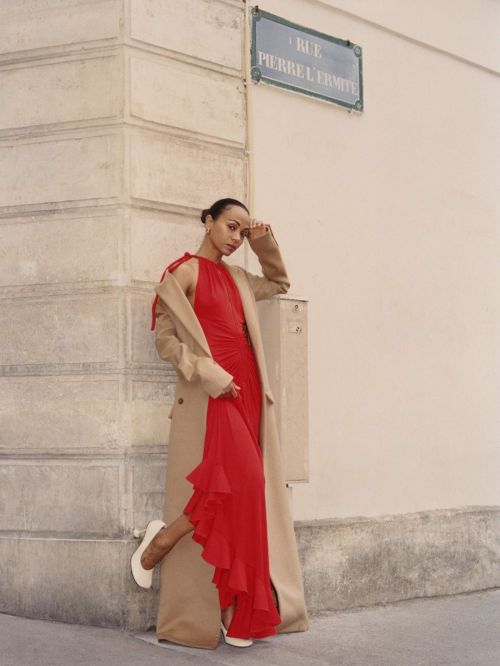 Zoe Saldana captivates in Net-a-Porter August 2023 collection 1