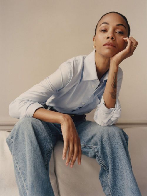 Zoe Saldana captivates in Net-a-Porter August 2023 collection 3