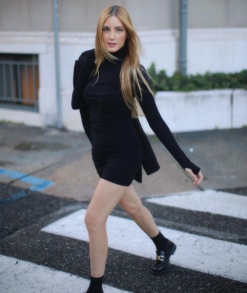 Lucia Luciano Rocks SHEIN Styleweek Black Short Outfit 1