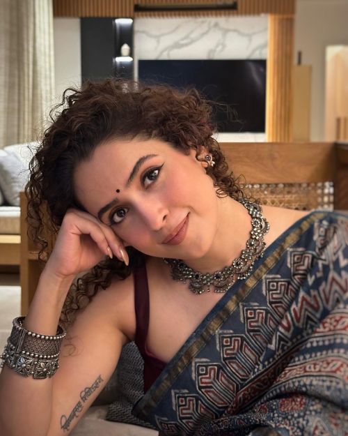 Sanya Malhotra Stuns in Saree for Portrait Shoot 2