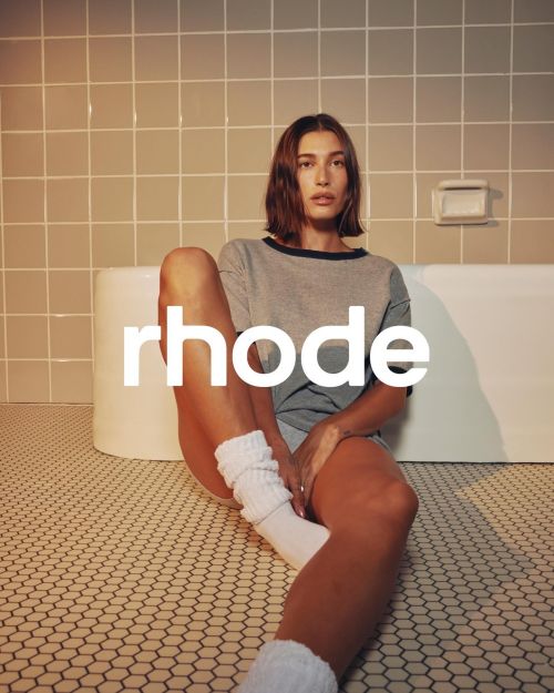 Hailey Bieber in Rhode Skin Campaign Shoot 3