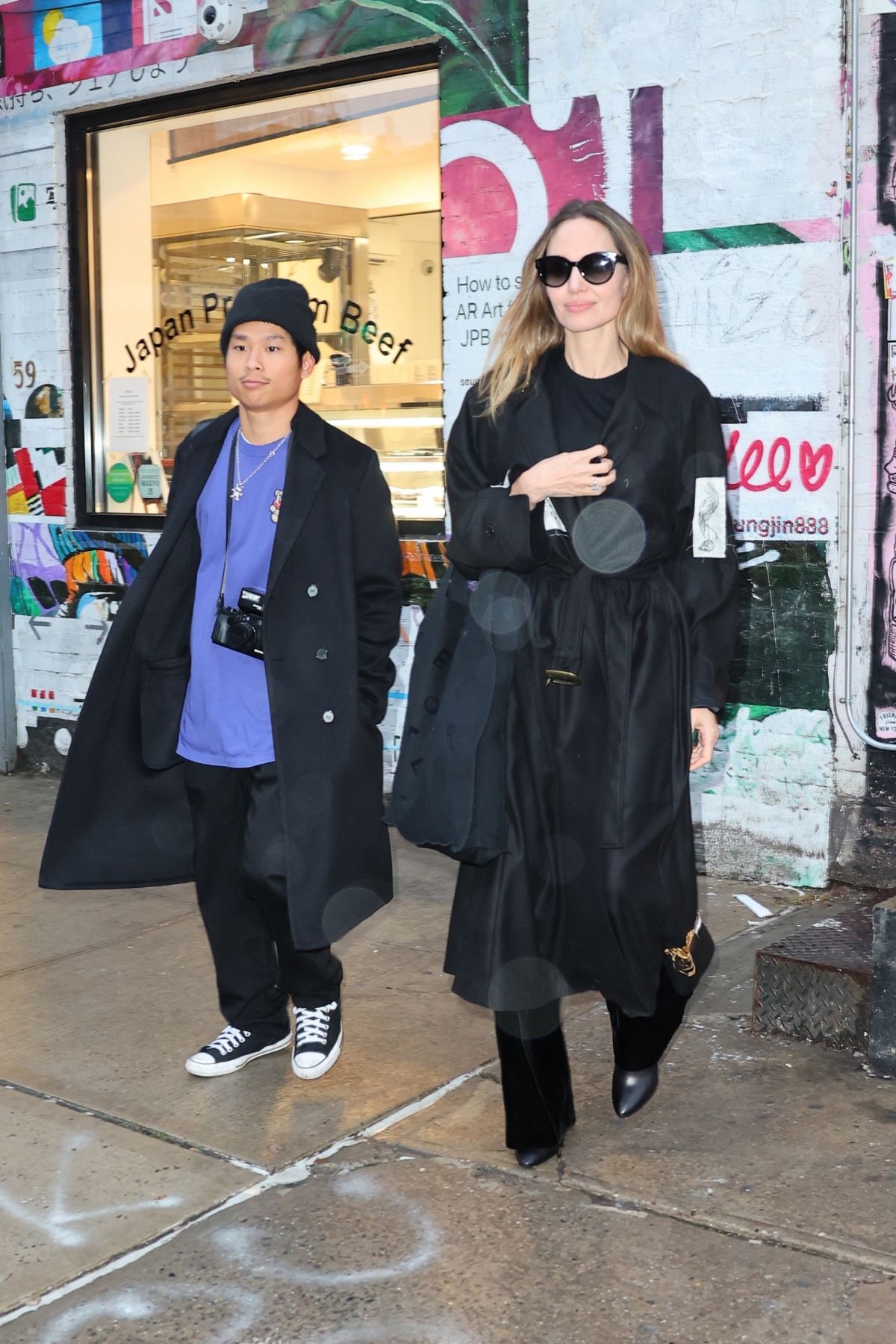 Angelina Jolie Out with Her Son Pax, New York