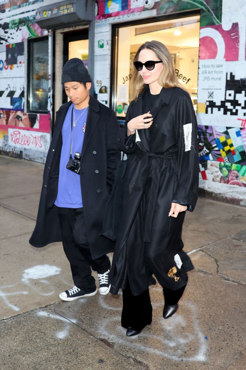 Angelina Jolie Out with Her Son Pax, New York 4