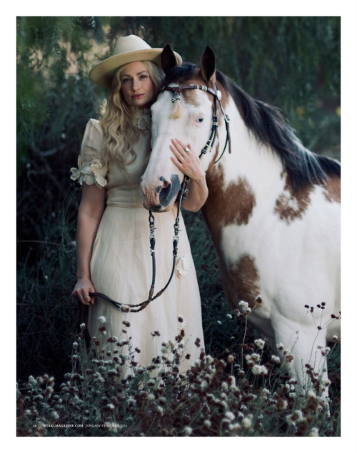 Beth Behrs for Cowgirl Magazine, January-February 2024 1