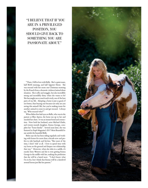 Beth Behrs for Cowgirl Magazine, January-February 2024 2