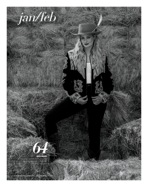 Beth Behrs for Cowgirl Magazine, January-February 2024 7