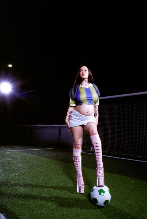 Bhad Bhabie Show Off Her Baby Bump in Marc Jacobs x Barragan Campaign 2023 5