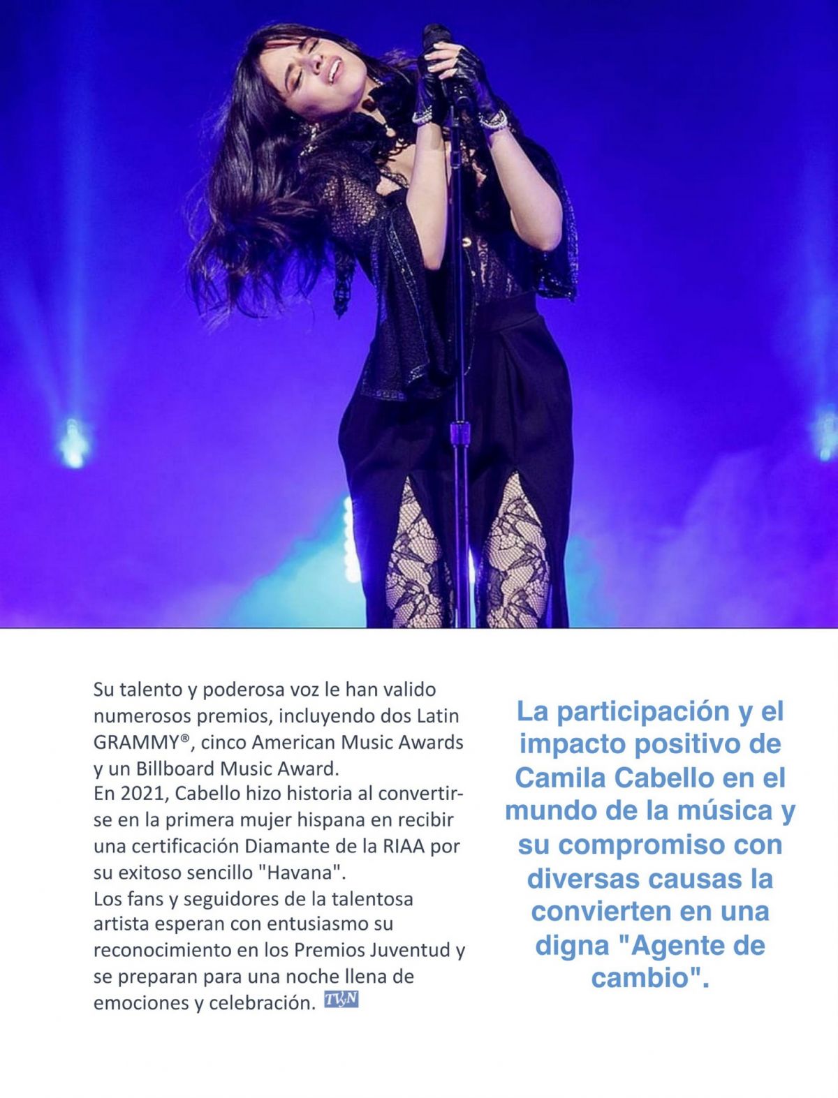 Camila Cabello for TVyNovelas USA, July 2023