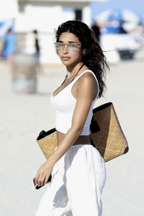 Chantel Jeffries Enjoying a Beach Day in Miami 8