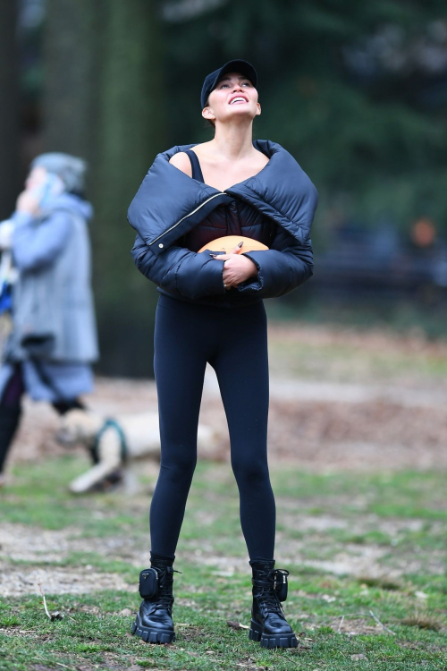 Chrissy Teigen at Washington Square Park, New York 3