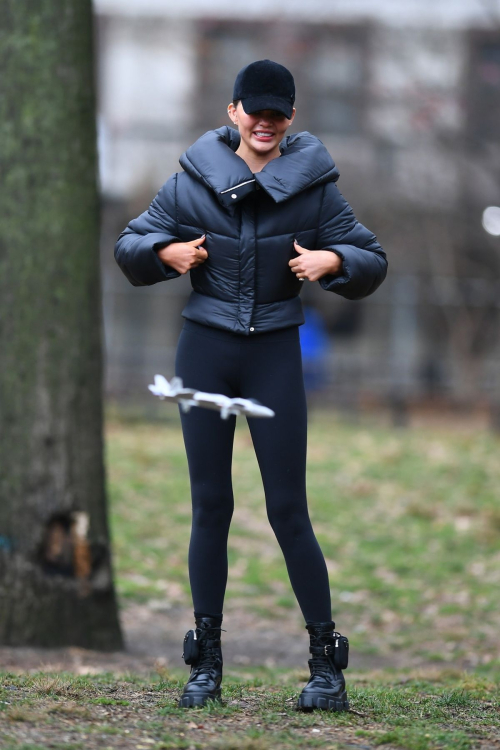 Chrissy Teigen at Washington Square Park, New York 5