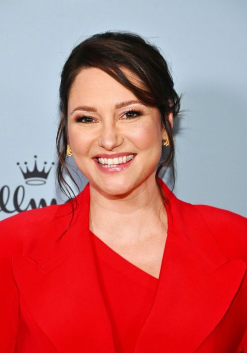 Chyler Leigh in Red Dress at The Way Home Season 1 SAG Panel 2023 3