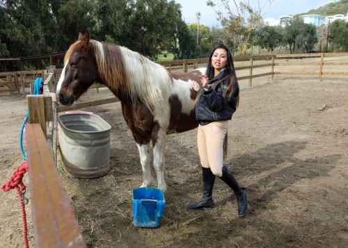 Crystal Hoang Preps for Cowboy Dreamland, Malibu 3