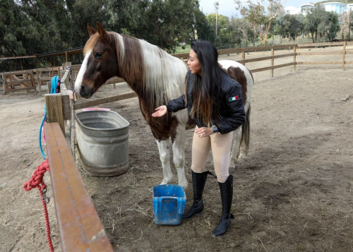 Crystal Hoang Preps for Cowboy Dreamland, Malibu 5