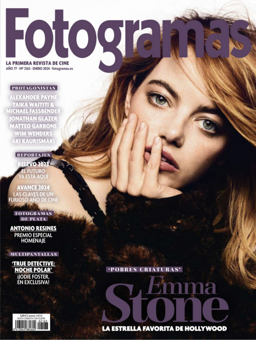 Emma Stone for Fotogramas Magazine Cover, January 2024 1