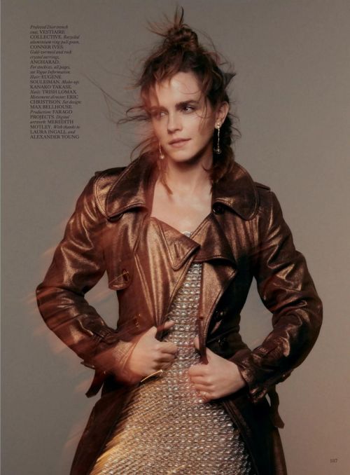 Emma Watson in Vogue UK January 2024 Photoshoot
