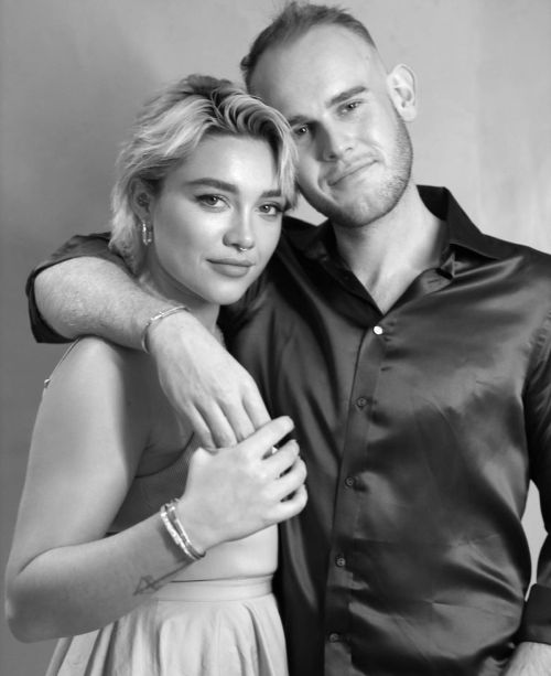 Florence Pugh during the Tiffany photoshoot
