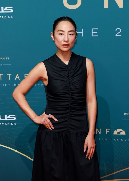 Greta Lee attends at 21st Unforgettable Gala Asian American Awards 2023