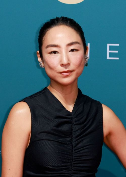 Greta Lee attends at 21st Unforgettable Gala Asian American Awards 2023 1
