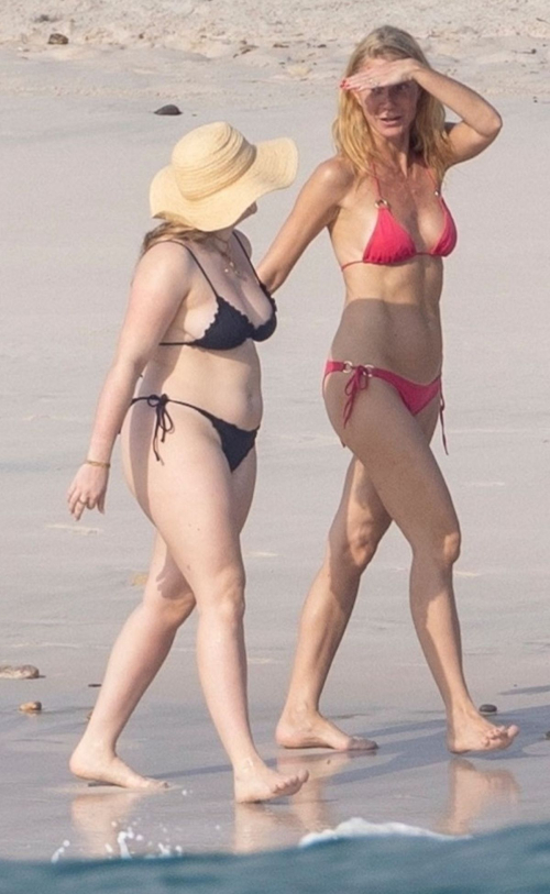 Gwyneth Paltrow in a Pink Bikini in Mexico 6