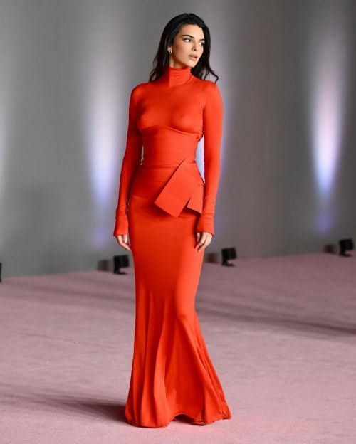 Kendall Jenner stuns in red at Academy Museum gala 2023