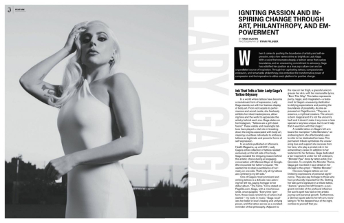 Lady Gaga for Inked Magazine, December 2023 1