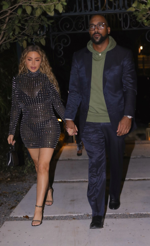 Larsa Pippen and Marcus Jordan on Dinner Date at Chateau Z in Miami Beach, December 2023 1