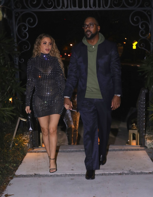 Larsa Pippen and Marcus Jordan on Dinner Date at Chateau Z in Miami Beach, December 2023 2