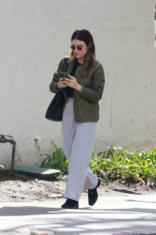 Lucy Hale at Lunch at All Time Café in Los Feliz, December 2023 1