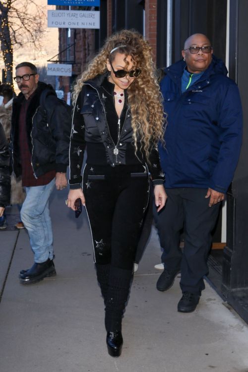 Mariah Carey Spotted Shopping at Valentino in Aspen