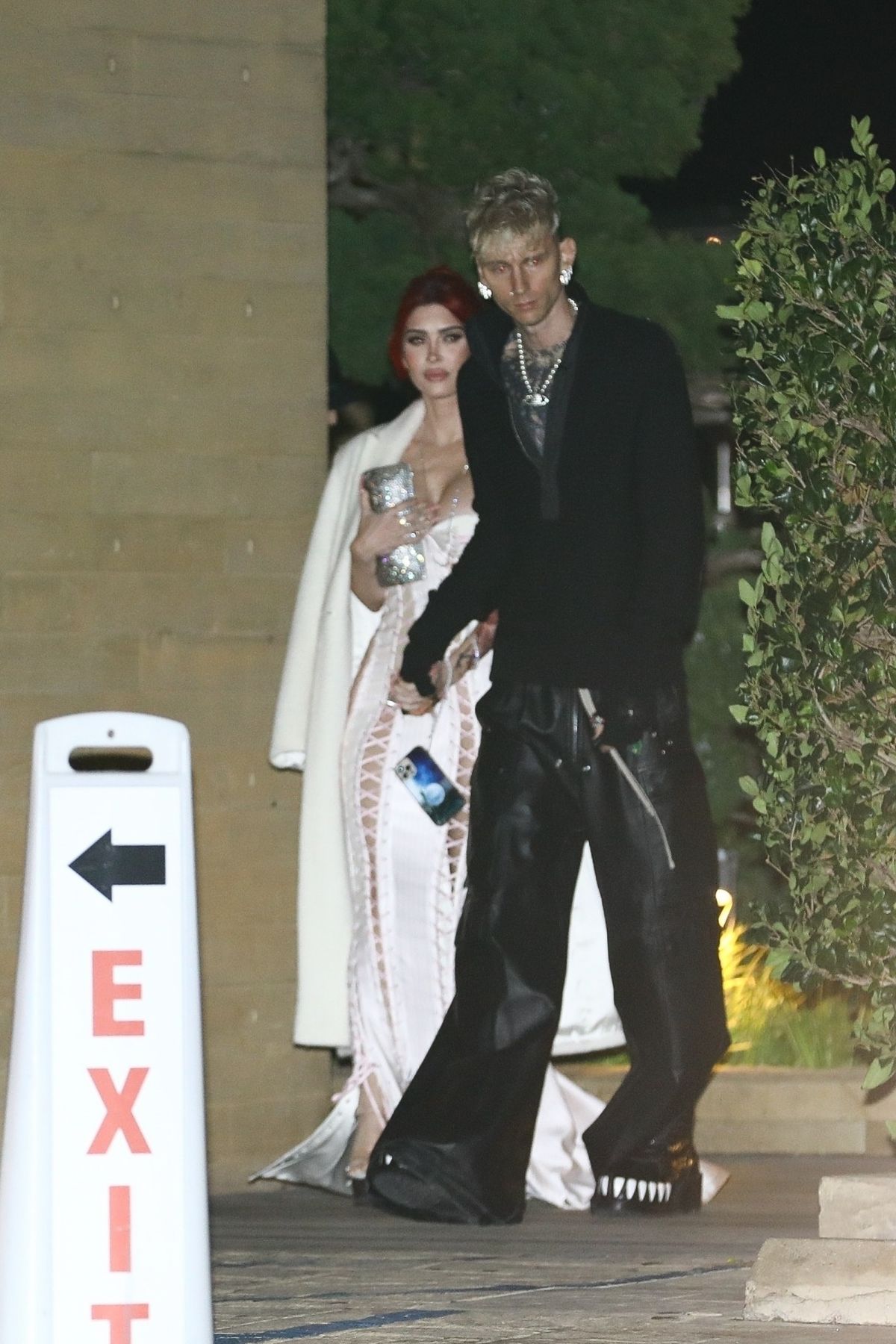 Megan Fox and Machine Gun Kelly at Nobu in Malibu, December 2023