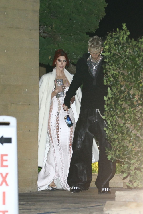 Megan Fox and Machine Gun Kelly at Nobu in Malibu, December 2023 5