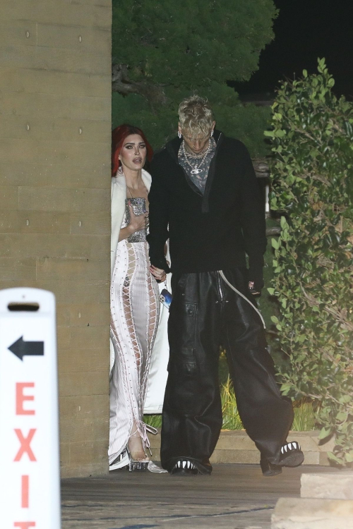 Megan Fox and Machine Gun Kelly at Nobu in Malibu, December 2023 6