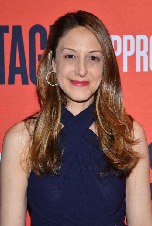 Natalie Gold arrives at Appropriate Broadway Opening Night 2