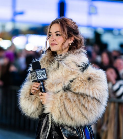 Rita Ora at Times Square in New York, December 2023 3