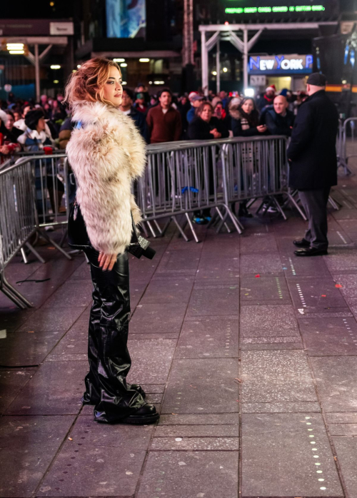 Rita Ora at Times Square in New York, December 2023 4