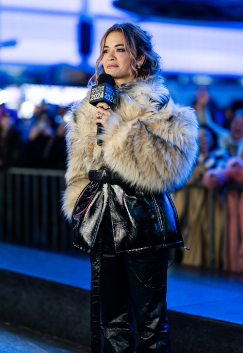 Rita Ora at Times Square in New York, December 2023 5