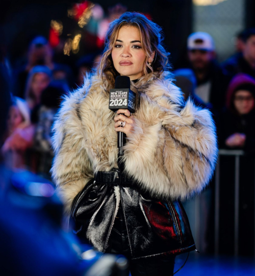 Rita Ora at Times Square in New York, December 2023 6