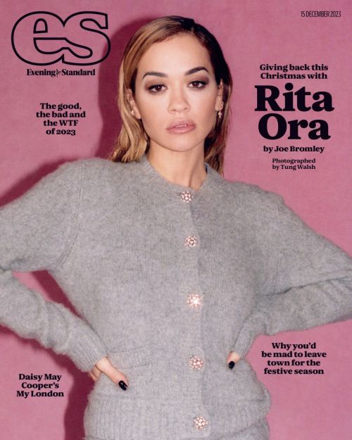 Rita Ora in Evening Standard Magazine December 2023