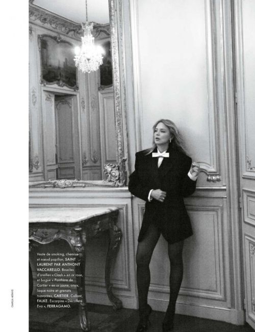 Elegant and bold style of Virginie Efira in Elle Magazine