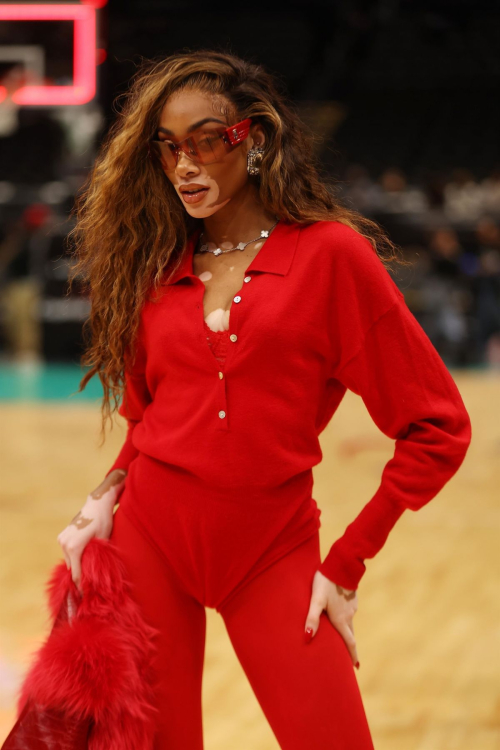 Winnie Harlow at Washington Wizards Game in Washington D.C., December 2023 3