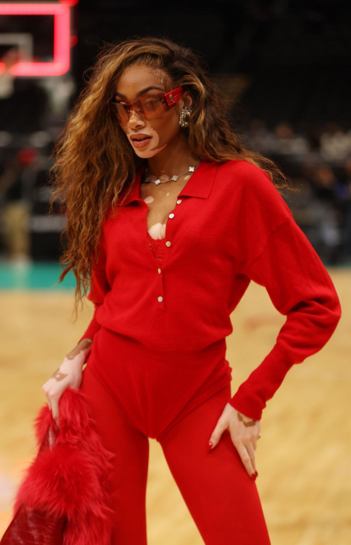 Winnie Harlow at Washington Wizards Game in Washington D.C., December 2023 5