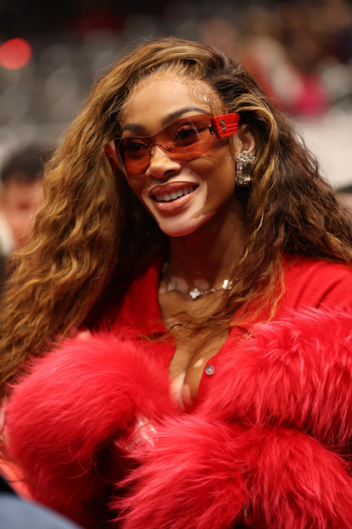 Winnie Harlow at Washington Wizards Game in Washington D.C., December 2023 6